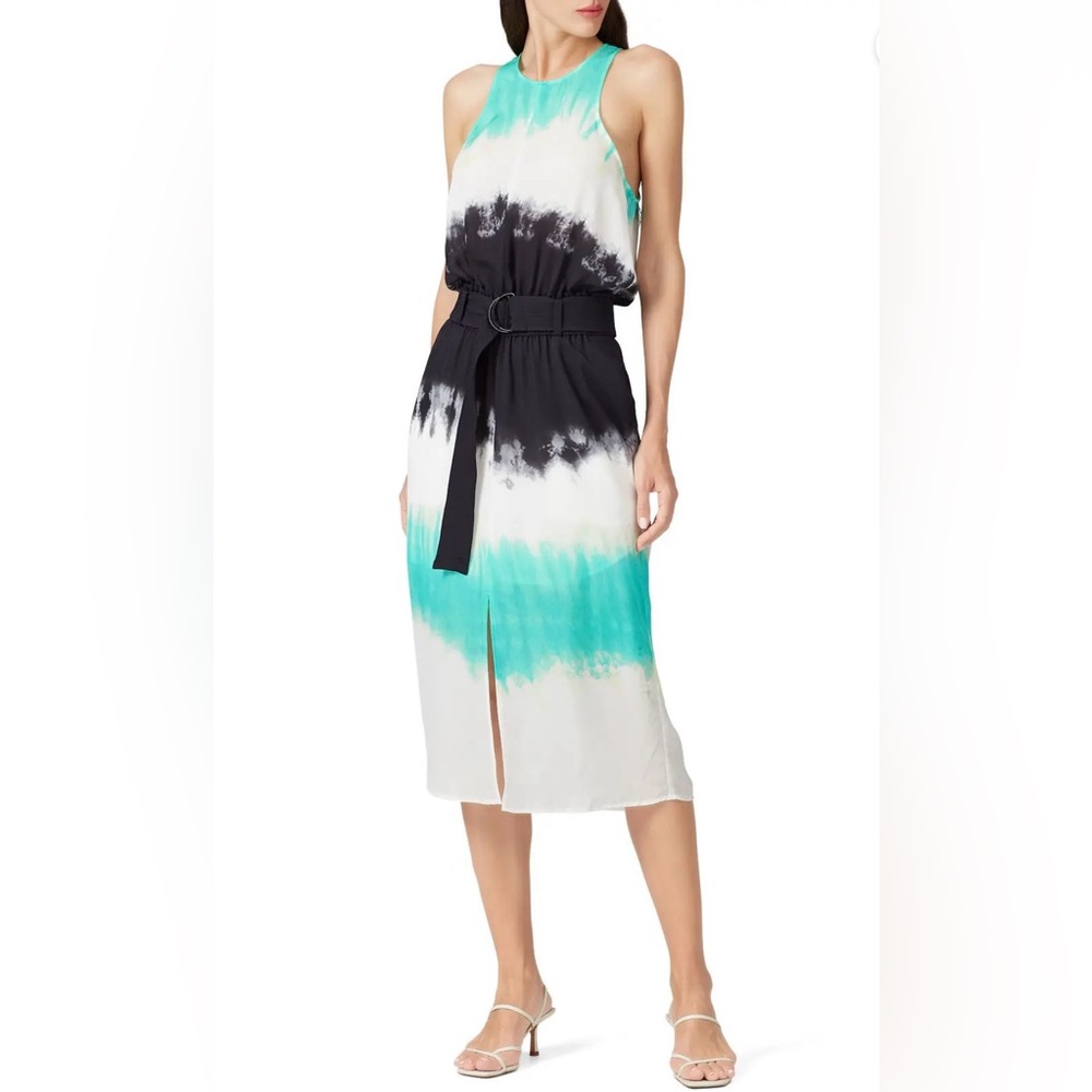 A.L.C. Tallulah Tie-Dyed Silk Midi Dress